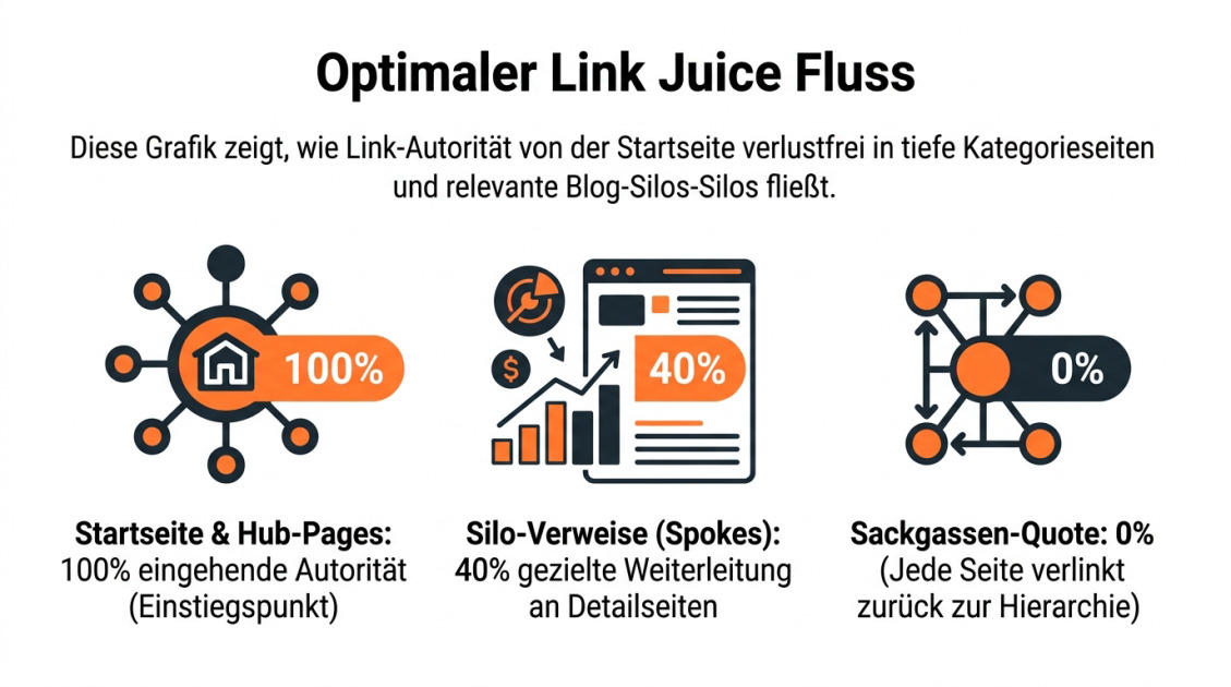 Optimaler Link Juice Fluss