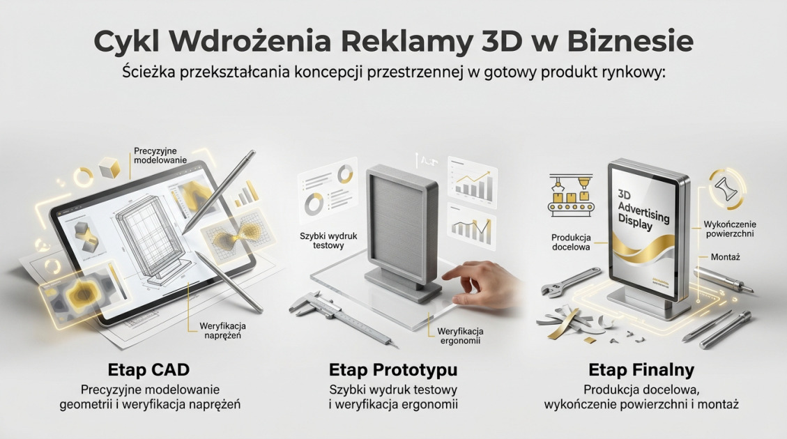 Cykl Wdrożenia Reklamy 3D w Biznesie
