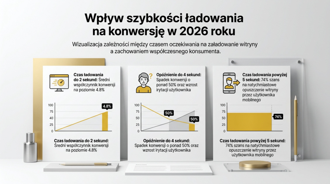 Wpływ szybkości ładowania na konwersję w 2026 roku