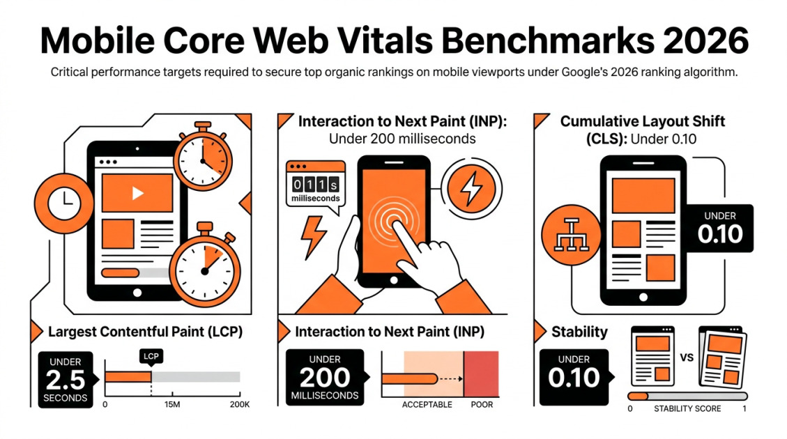 Mobile Core Web Vitals Benchmarks 2026