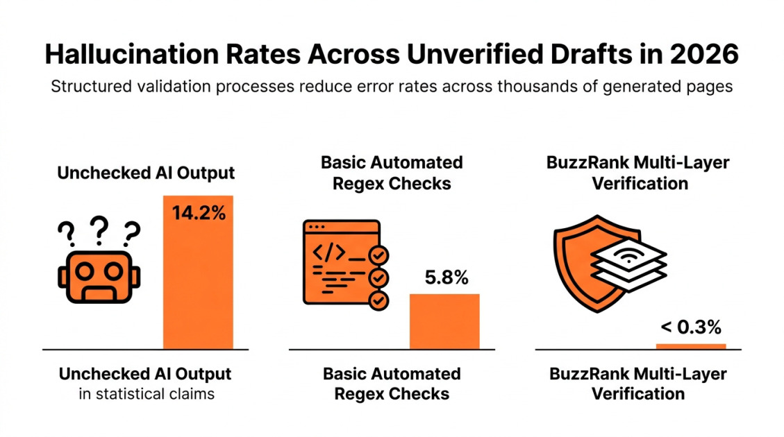 Hallucination Rates Across Unverified Drafts in 2026