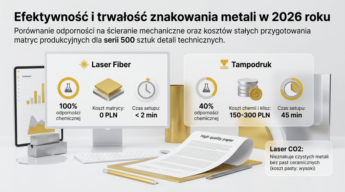 Efektywność i trwałość znakowania metali w 2026 roku