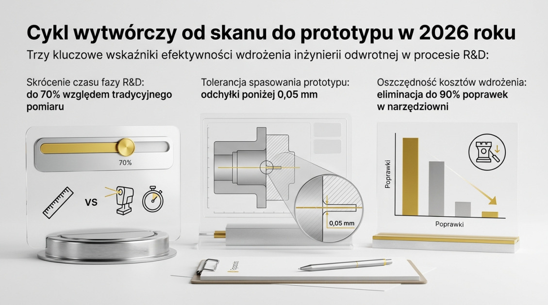 Cykl wytwórczy od skanu do prototypu w 2026 roku