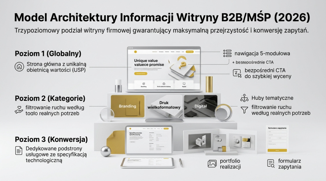Model Architektury Informacji Witryny B2B/MŚP (2026)