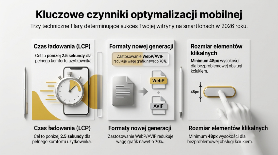 Kluczowe czynniki optymalizacji mobilnej