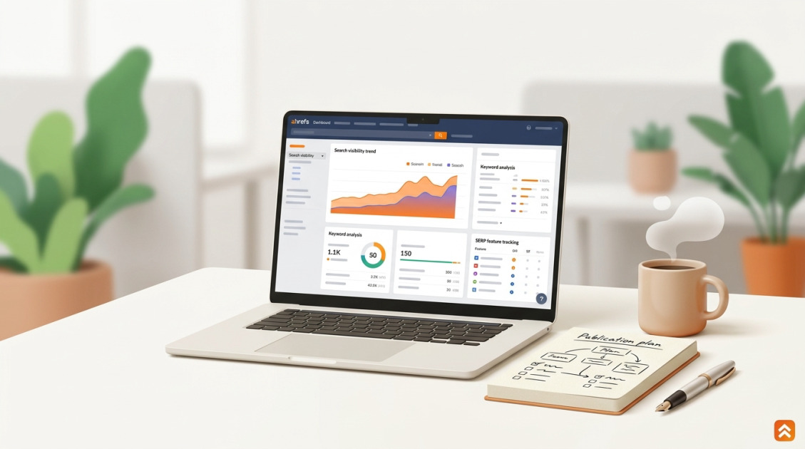 Ahrefs Marketing Platform in use