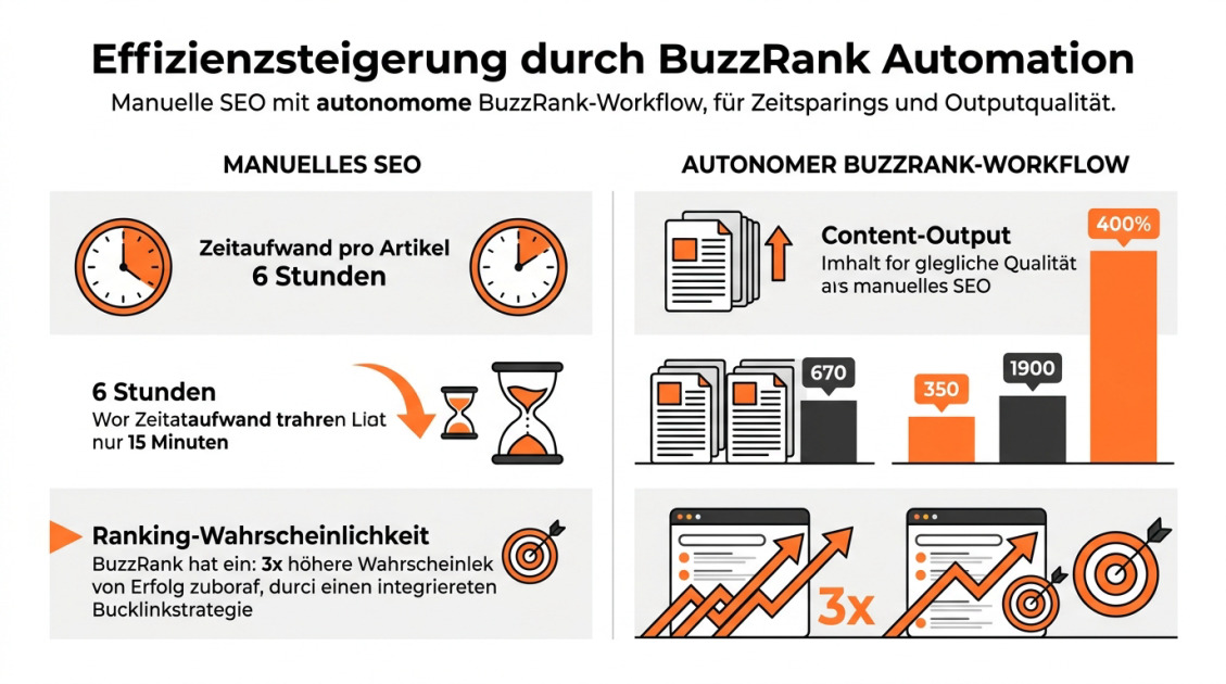 Effizienzsteigerung durch BuzzRank Automation