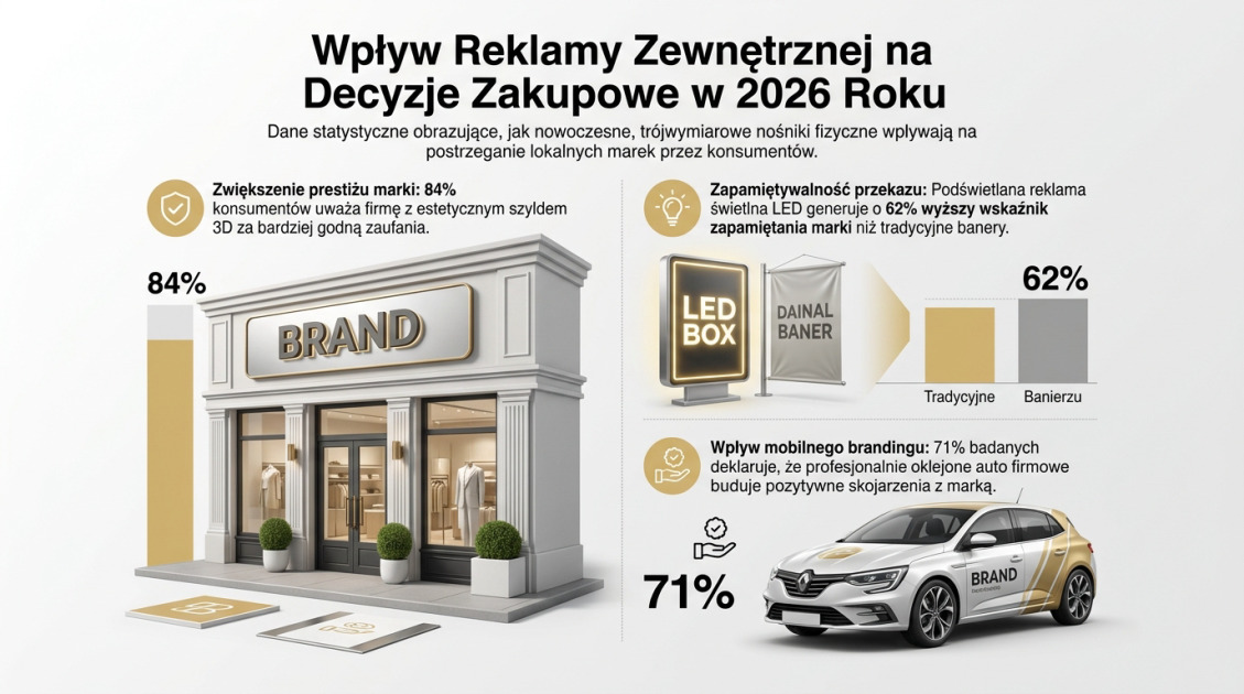 Wpływ Reklamy Zewnętrznej na Decyzje Zakupowe w 2026 Roku