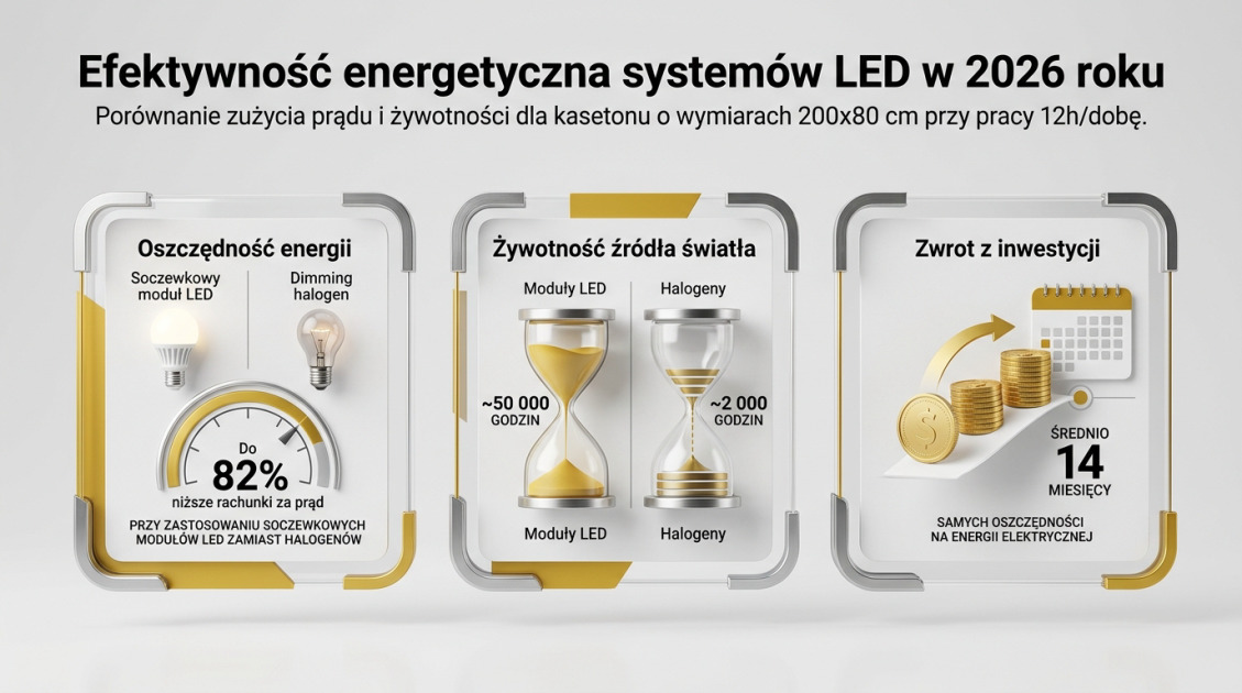Efektywność energetyczna systemów LED w 2026 roku