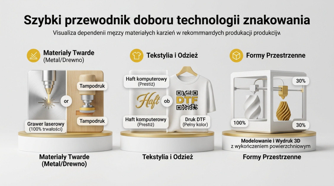 Szybki przewodnik doboru technologii znakowania