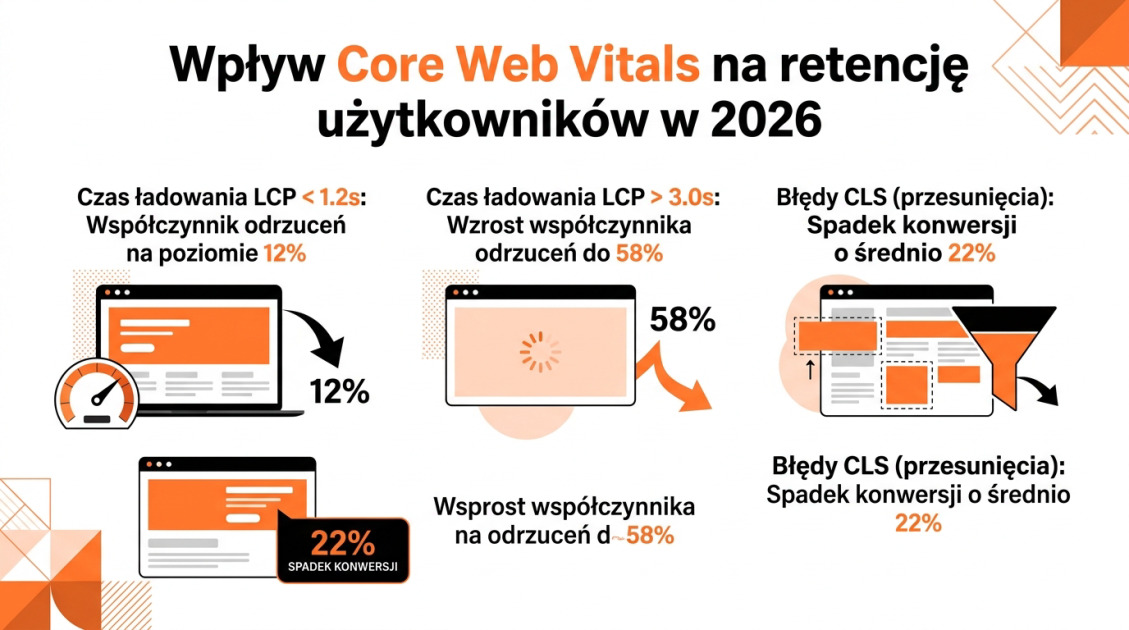 Wpływ Core Web Vitals na retencję użytkowników w 2026