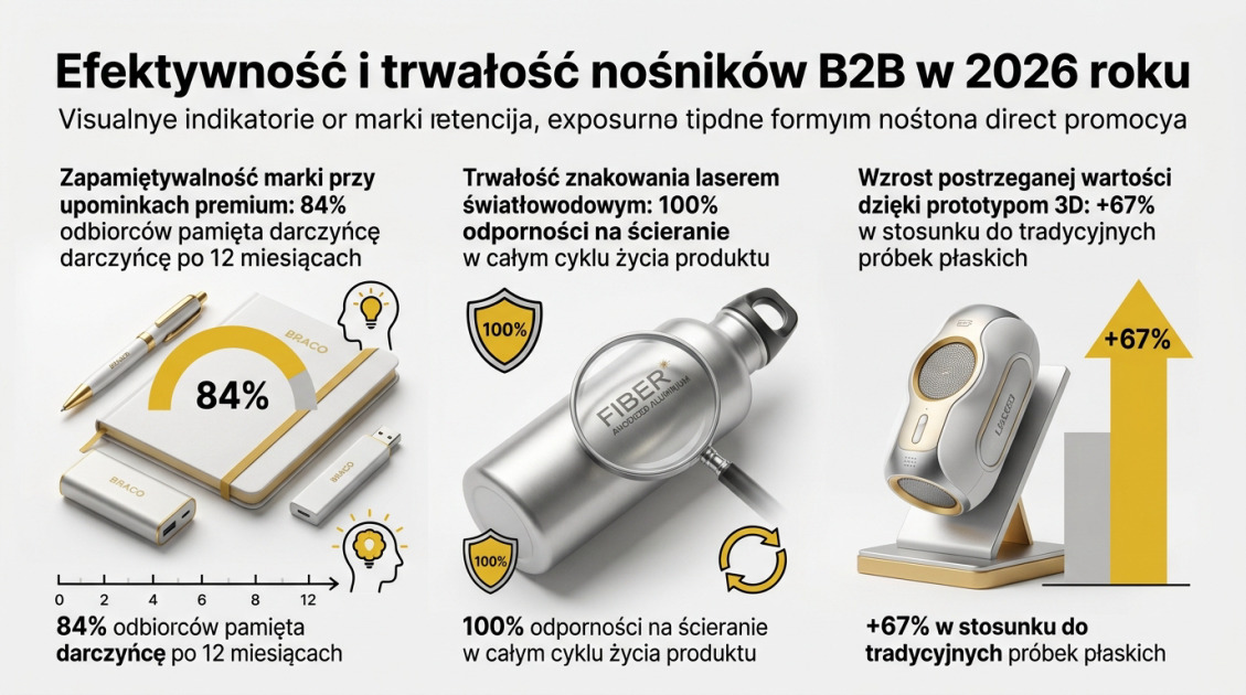 Efektywność i trwałość nośników B2B w 2026 roku