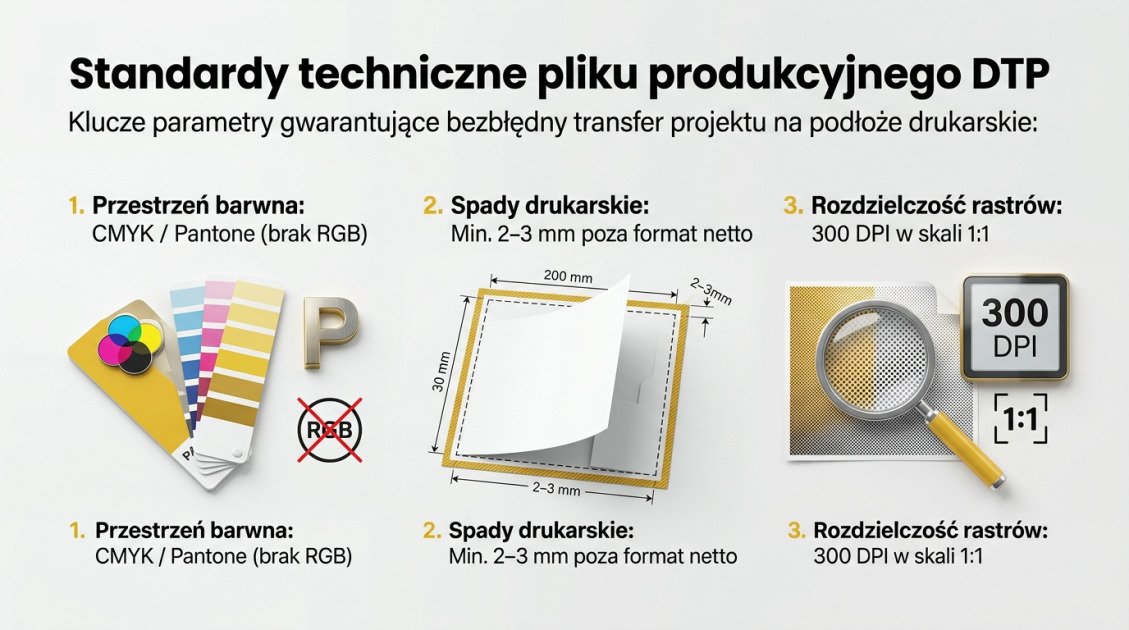 Standardy techniczne pliku produkcyjnego DTP
