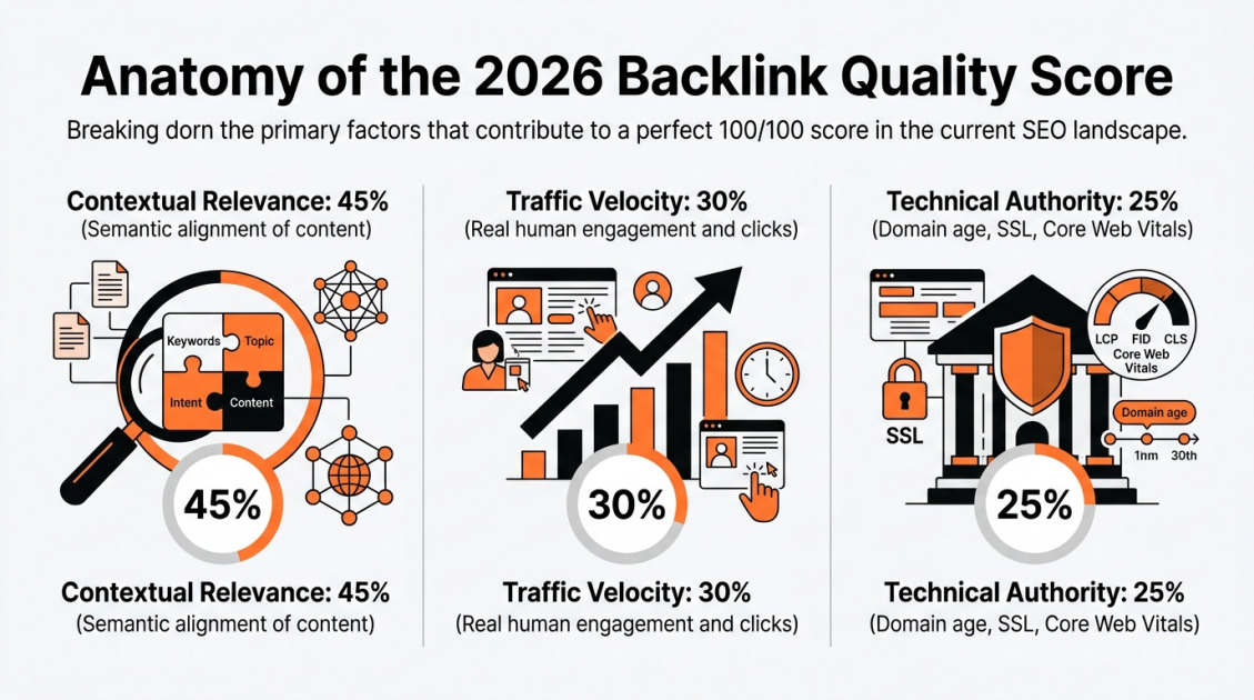Anatomy of the 2026 Backlink Quality Score