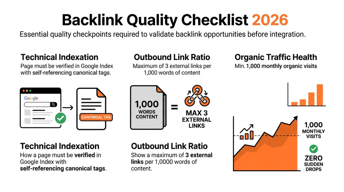 Backlink Quality Checklist 2026