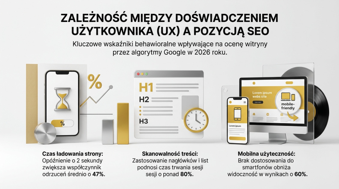 Zależność między doświadczeniem użytkownika (UX) a pozycją SEO